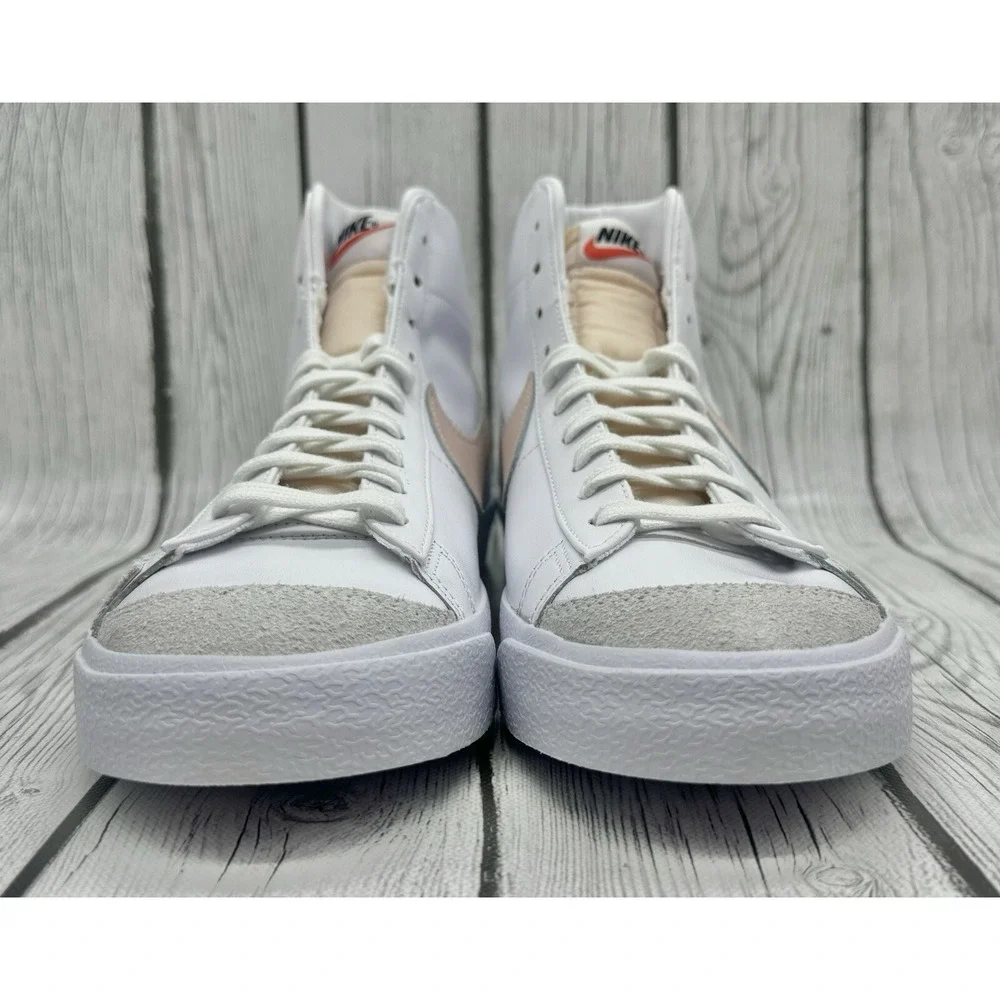 Nike‎ Women's Blazer Mid '77 Vintage White Pink Oxford Size 12 CZ1055‑118 - Picture 5 of 7